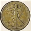 Image 1 : 1935 SILVER WALKING LIBERTY HALF DOLLAR OLD TAPE?