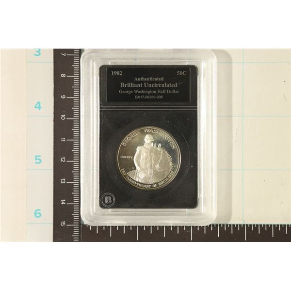 1982-S SILVER WASHINGTON HALF DOLLAR IN OFF BRAND