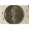 Image 2 : 1962 CANADA SILVER PF LIKE 50 CENTS .3000 OZ. ASW