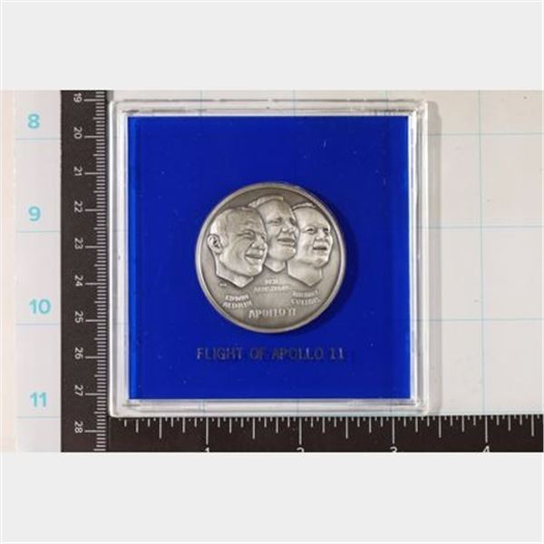 33.6 GRAMS .999 SILVER FLIGHT OF APOLLO 11 ROUND