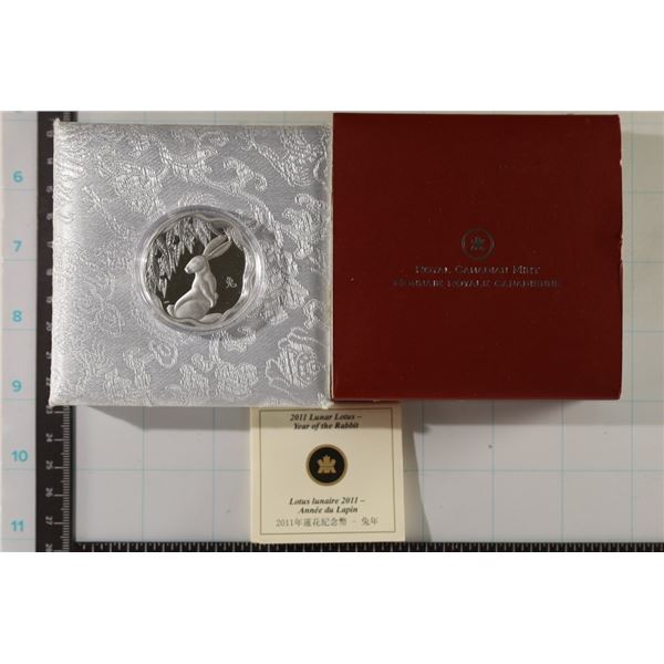 26.29 GRAMS STERLING SILVER PROOF 2011 CANADA $1