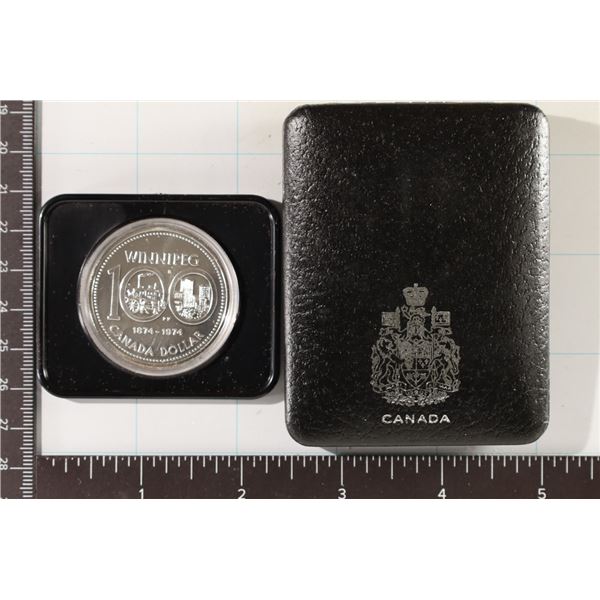 1974 CANADA SILVER "WINNEPEG" PROOF LIKE $1