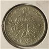 Image 1 : 1962 FRANCE SILVER 5 FRANCS .835 OZ. ASW
