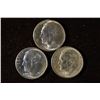 Image 1 : 1955-P/D/S SILVER ROOSEVELT UNC DIMES