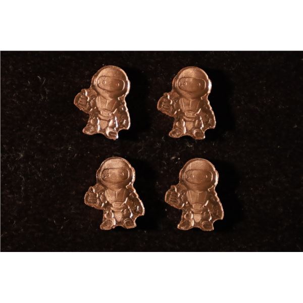 4-1 GRAM .999 FINE COPPER ROBOT THEMED INGOTS