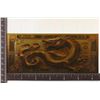 Image 1 : GOLD 999999 FOIL YEAR OF THE DRAGON CRISP UNC BILL