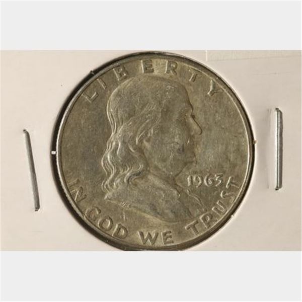 1963-S SILVER FRANKLIN HALF DOLLAR