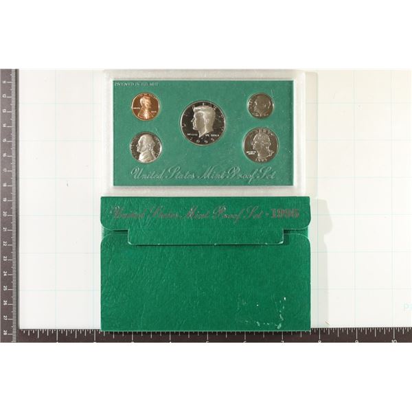 1995 US PROOF SET (WITH BOX) AND WITH CERTIFICATE