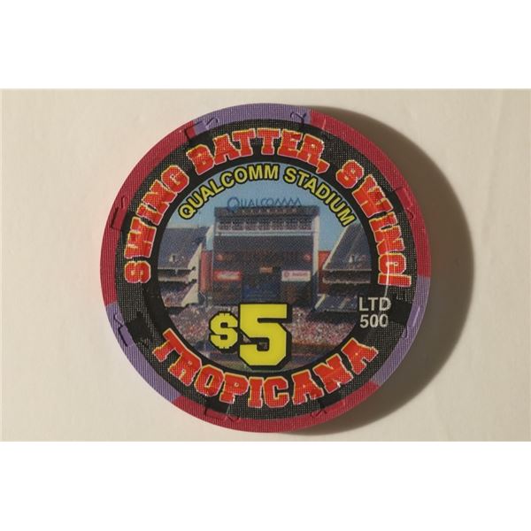 TROPICANA $5 CASINO CHIP STADIUM COLLECTION SERIES