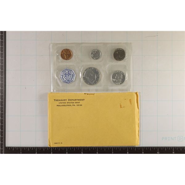 1964 US SILVER PROOF SET WITH ENVELOPE