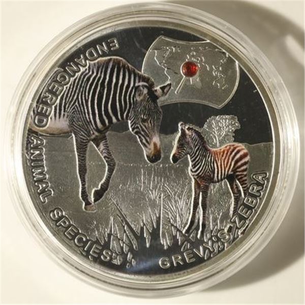 2014 PF COLORIZED ON ONE SIDE ZAMBIA 1000 KWACHAS