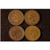 Image 1 : 1880, 81, 82 & 1883 INDIAN HEAD CENTS