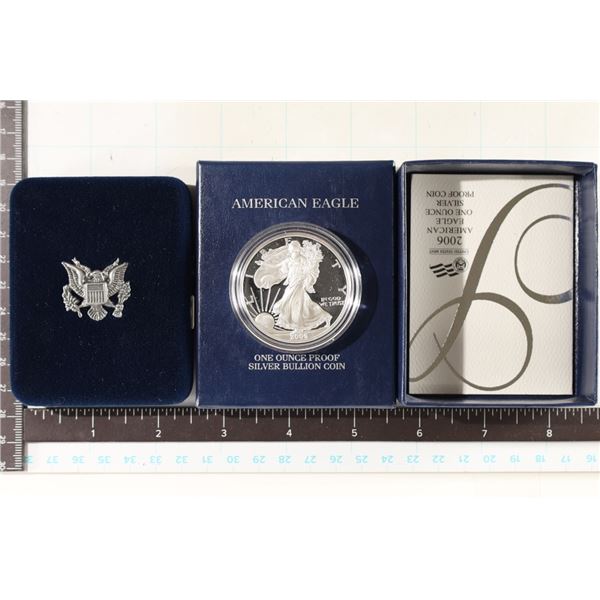 2006-W PROOF AMERICAN SILVER EAGLE ORIGINAL US