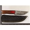 Image 1 : BRAND NEW 8" DAMASCUS STEEL HUNTING KNIFE IN