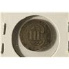 Image 2 : US THREE CENT SILVER . HARD TO READ DATE