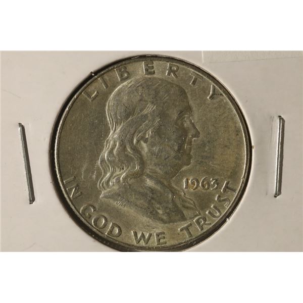 1963-D SILVER FRANKLIN HALF DOLLAR