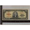 Image 1 : 1949 CUBA 20 PESO BILL CRISP AU, 2 PINHOLES NOTED