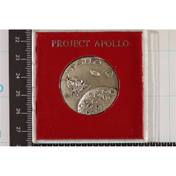 14.4 GRAMS SILVER PLATED APOLLO 10 ROUND WITH
