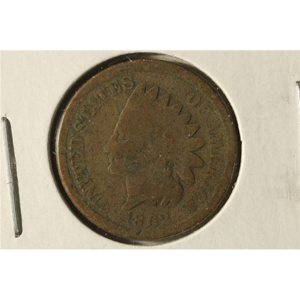 1862 INDIAN HEAD CENT