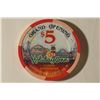 Image 1 : $5 HOLIDAY INN CASINO CHIP. GRAND OPENING