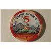 Image 2 : $5 HOLIDAY INN CASINO CHIP. GRAND OPENING