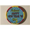 Image 1 : $5 THE GRAND CASINO CHIP. 1995 HAPPY NEW YEAR