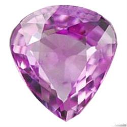 1.05ct Pear Purple Genuine Ceylon Sapphire RARE VVS UNHEATED UNTREATED (GEM-18924)