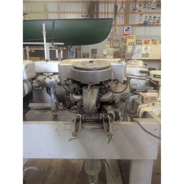 1933 Evinrude Speed Twin Outboard Motor 21.1 HP Serial # 10 U-634