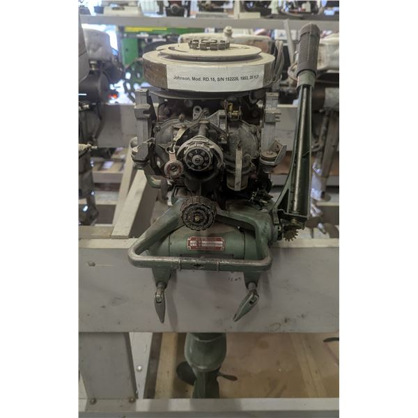 1953 Johnson Outboard Motor Model RD15 25HP Serial #152225