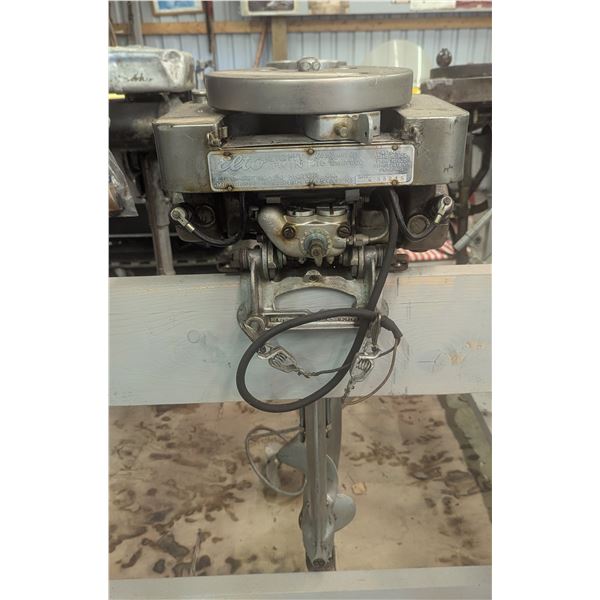 1926 Elto Light Twin Rudder Outboard Motor 4hp Super G Serial #33215