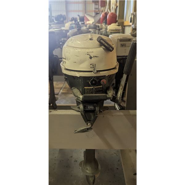 Vintage Johnson Outboard Motor Model JW22C 3HP Serial #53617
