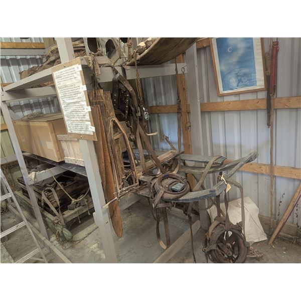 Hand Built Standard 12ft Ski Sleigh Used for Commercial Fishing Circa 1930's
