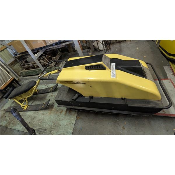 1965 Hus-Ski 600 Snowmobile Serial #60776 Butter Yellow