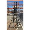 Image 2 : LARGE METAL A-FRAME GLAZERS RACK APPROX 9'L X 4'D X 7'H