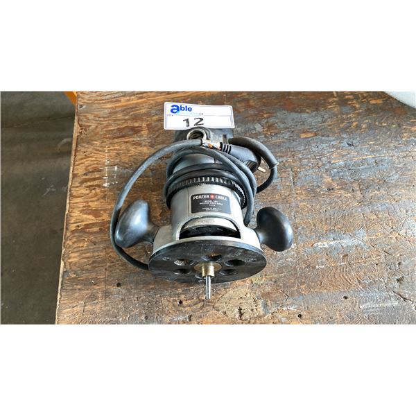 PORTER-CABLE MODEL 1001 ROUTER FIXED BASE TYPE 8, 120V, 60HZ, 11A, 27500RPM
