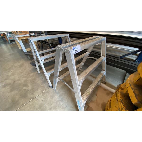 PAIR OF ALUMINUM ALLRIGHT SAWHORSES