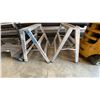 Image 2 : PAIR OF ALUMINUM ALLRIGHT SAWHORSES