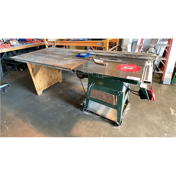 CANWOOD MS-255, 10" INDUSTRIAL TABLE SAW- MEASURES APPROX 94"L X 40.5"D