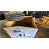 Image 3 : DEWALT DCG412 GRINDER, BOX OF ASSORTED GRINDING WHEELS, CHARGER *NO BATTERIES*