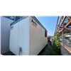 Image 3 : ARCTIC PORTABLE TRAILER BUILDING, WHITE, HAS DRAFTINGS DESK & ASSORTED OFFICE ITEMS,