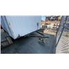 Image 5 : ARCTIC PORTABLE TRAILER BUILDING, WHITE, HAS DRAFTINGS DESK & ASSORTED OFFICE ITEMS,