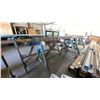 Image 3 : GROUP OF 4 LARGE WOODEN SAWHORSES APPROX 8'L