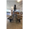 Image 3 : LARGE METAL FRAME WITH WOOD A-FRAME PANEL CART APPROX 7'L X 4'D X 4'9"H
