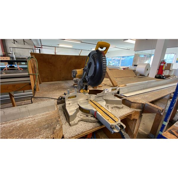 DEWALT DWS779 12" DOUBLE-BEVEL SLIDING COMPOUND MITER SAW *MUST BRING PROPER TOOLS TO UNBOLT FROM