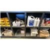 Image 4 : WOODEN CUBBY STYLE SHELVING, APPROX DIMENSIONS 80X54X15 (INCHES) CONTENTS INCLUDE FIRST AID