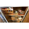 Image 1 : CONTENTS OF LOWER CUPBOARD- ASSORTED PAINTS & HARDWARE