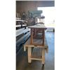Image 7 : REXON RDM-100A, 1/3HP INDUSTRIAL DRILL PRESS ON WOODEN MOBILE TABLE, TABLE MEASURES APPROX 8'L X