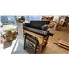 Image 2 : WOODEN 2 TIER SHOP TABLE WITH ASSORTED GLAZING HARDWARE & COMPONENTS