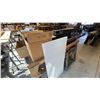Image 3 : WOODEN 2 TIER SHOP TABLE WITH ASSORTED GLAZING HARDWARE & COMPONENTS