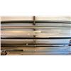 Image 2 : CONTENTS OF RACK- ASSORTED GLAZING COMPONENTS/STOCK APPROX 25'L
